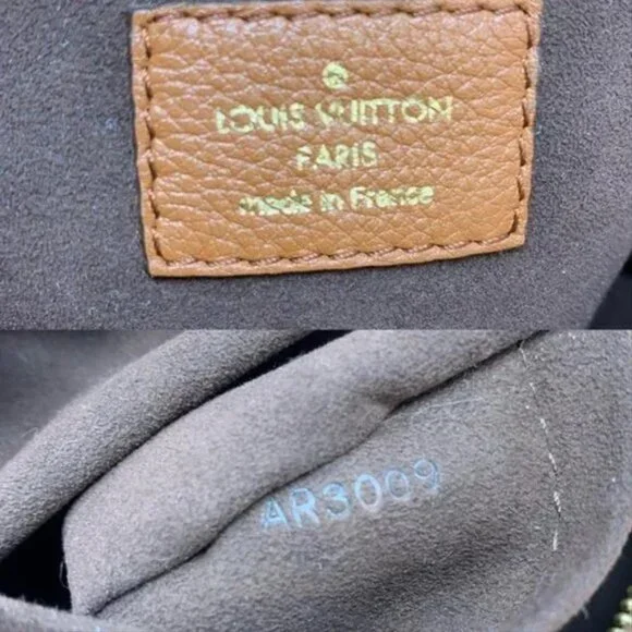 Authentic Louis Vuitton Lunar Pm Cognac Brown Mahina Leather Shoulder Bag - Picture 6 of 12